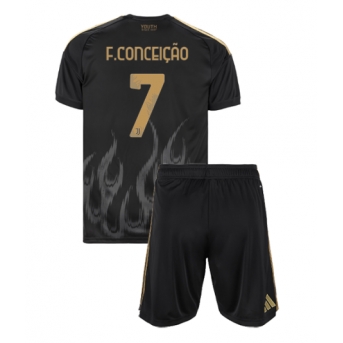 Juventus Francisco Conceicao #7 Maglia Gara Terza Repliche 2026-27 Bambino Maniche Corte